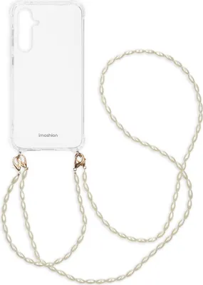 Zdjęcie produktu dla imoshion Backcover ze sznurkiem + bransoletka - Pearls dla Samsung Galaxy S23 FE - Przezroczysty