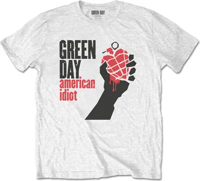 Produktbild von Green Day American Idiot White XL T-Shirt