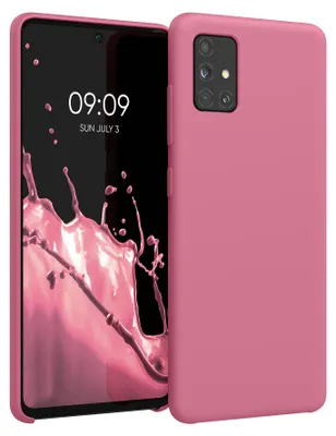 Produktbild von kwmobile Handyhülle für Samsung Galaxy A51 Hülle - Case Silikon - Kabelloses Laden - Schutzhülle Cover in Sweet Candy