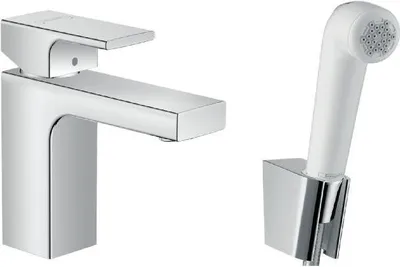Zdjęcie produktu dla Hansgrohe Vernis Shape bateria umywalkowa z prysznicem bidetowym 71216000