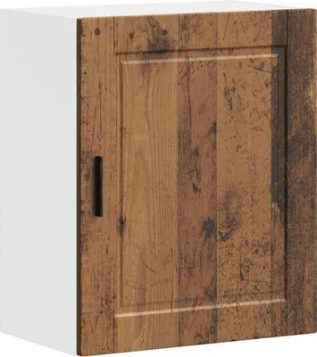 Image de vidaXL Armoire suspendue de cuisine Porto imitation vieux bois Matériau dérivé du bois