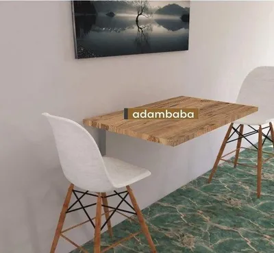 Produktbild von Bofigo Wandklapptisch Atlas, platzsparend, 72 x 45 cm, Pijnboom