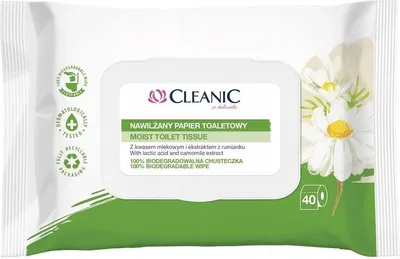 Produktbild von CLEANIC Feuchtes Toilettenpapier Kamille 40 Nov