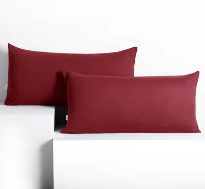 Zdjęcie produktu dla Poszewka 40x80 bordowe 2 szt. AMBER DecoKing jersey