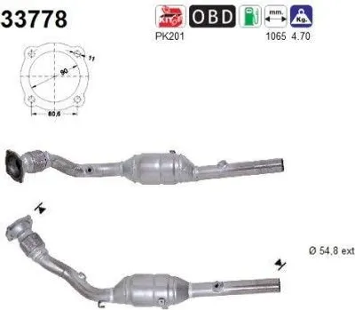 Obrázek produktu pro Katalyzátor Vw 1,8T Euro 4