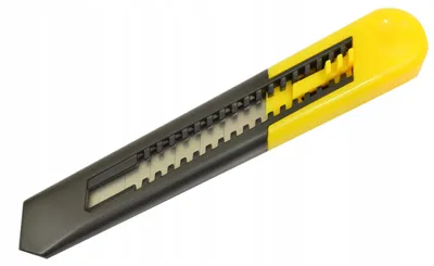Image de Couteau à lame sécable 18 mm jaune-gris