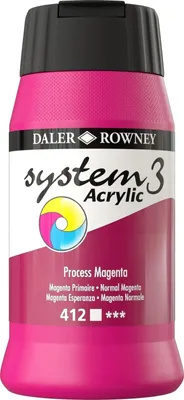 Zdjęcie produktu dla Daler-Rowney System3, 500 ml, Purpurowy, Słoik