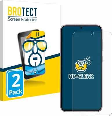 Produktbild von 2x Für Samsung Galaxy S23 Plus Schutzfolie BROTECT Displayschutz Display Schutz Folie Klar Transparent