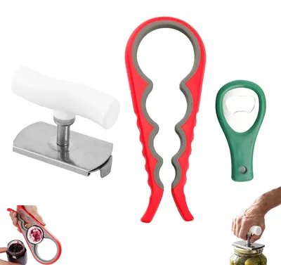 Image de Lot de 3 ouvre-bouteilles multifonctions