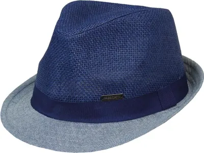 Produktbild von Marineblauer Passigatti-Strohhut für Herren