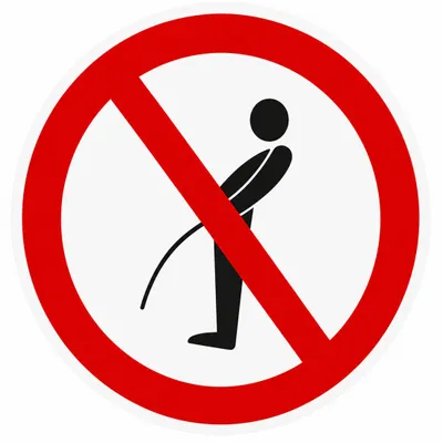 Produktbild von Verbotsschild Schilder mit Sonder Symbol VERBOT Pinkeln Mensch Schild Verkehrszeichen