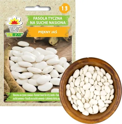 Zdjęcie produktu dla Nasiona fasoli wielokwiatowej do suchych warzyw Duże nasiona 25G