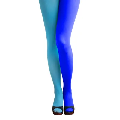 Produktbild von Oblique Unique Strumpfhose y Kostüm Party Fasching Karneval - blau