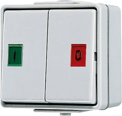 Immagine prodotto di Jung doppio pulsante 10AX 250V 639 W 639W
