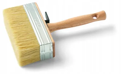 Produktbild von Schuller Tapezierpinsel 14 cm mit Eimerhaken und Holzgriff