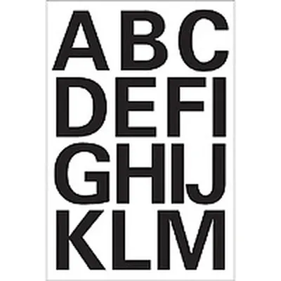 Produktbild von Herma Letters 25mm A-Z weatherproof film black 2 sheets