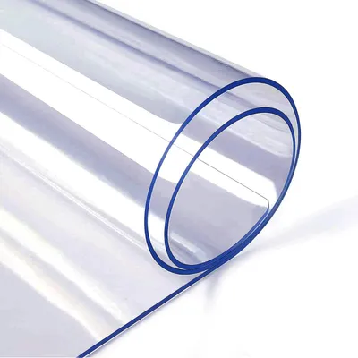 PVC Tischdecke transparent 100x200 cm wasserdicht