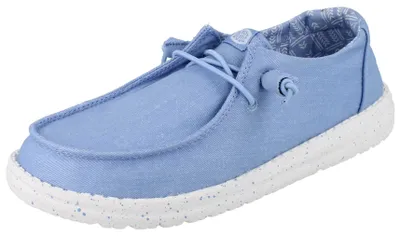Immagine prodotto di HEYDUDE Wendy - Scarpe basse da donna in tela elasticizzata - Colore: Hydrangea Blue - Taglia 38