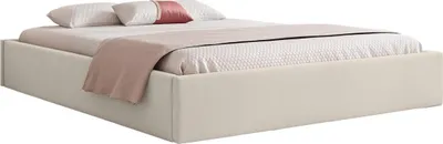 Produktbild von FEDVE Polsterbett Casentico aus Velvet 140x200 cm, Beige