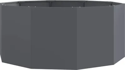 Immagine prodotto di vidaXL Fioriera antracite 120 x 120 x 50 cm in acciaio