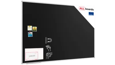 Immagine prodotto di Lavagna magnetica da gesso nera 180×120 cm cornice EXPO