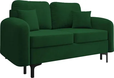 Produktbild von MIRJAN24 Schlafsofa Venice Small, Couch mit Bettkasten und Schlaffunktion, Metallfüße, Kissen mit Reißverschluss, Wohnzimmer Kollektion (Farbe: Manila 35)