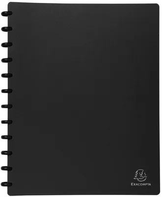 Immagine prodotto di Exacompta 4x PP 800µ, 30 tasche rimovibili, A4, nero, 86351E