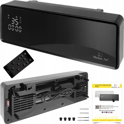 Obrázek produktu pro AERO 2000W Černá vzduchová clona
