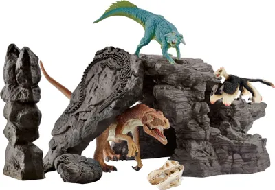 Immagine prodotto di Schleich Dinoset con set di figure per giocare nella caverna (41461), colore:Verde