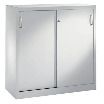 Produktbild von CP Schiebetürenschrank C 2000 Acurado, 2047-00 S10020 lichtgrau 2 Fachböden 120,0 x 40,0 x 120,0 cm