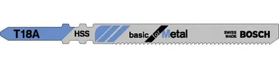 Image de Lame de scie sauteuse T 18 A paquet de 5 - BOSCH - 2608631002