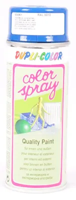 Produktbild von DUPLI-COLOR Kunstharzlackspray, enzianblau glänzend, 400 ml