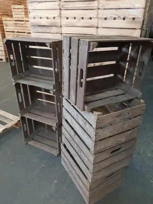 Produktbild von 8er set alte Obstkisten "Rolf"