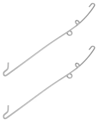 2er-Pack Rollenführungs-Schiene Edelstahl für Siegenia PSK 160/200