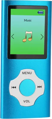 Zdjęcie produktu dla Odtwarzacz MP3 1,8-calowy ekran LCD Obsługa nagrywania Radio FM Przenośny odtwarzacz muzyczny dla studentów Sky Blue