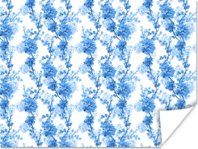 Produktbild von MuchoWow® Poster Blumen - Blau - Hortensie 160x120 cm - Foto Plakat