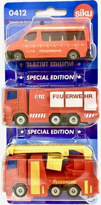 Produktbild von SIKU Blistersatz - Feuerset, 3 Stück