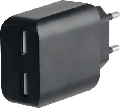 Obrázok produktu pre QUATPOWER USB nabíjačka 2A12, 2-cestná, 2,4 A, čierna