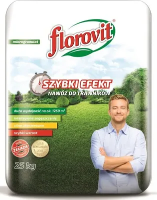 Zdjęcie produktu dla Florovit nawóz do trawników szybki efekt worek 25kg
