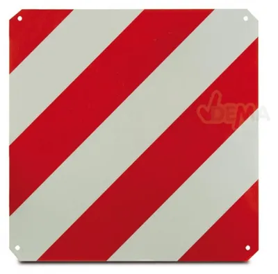 Warntafel Parktafel Rückstrahler Katzenauge Reflekor Heckträger Caravan Wohnmobil Aluminium Weiß Rot-weiß Hochreflektierend Für Traktor Anbaugeräte Anhänger 914768 69067 4031765690676