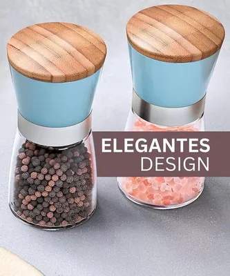Produktbild von Famanu Salz- und Pfeffermühle Set - Korrosionsbeständiges Edelstahl