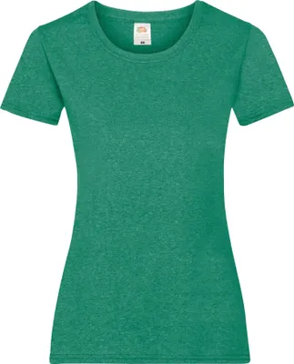 Image de Fruit Of The Loom Lady-Fit T-shirt pour femme BC1354 (S) (Vert rétro chiné)
