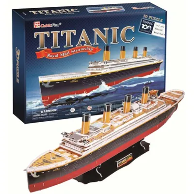 Produktbild von CUBICFUN Titanic 3D-Puzzle (groß) 113 Teile