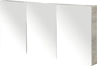 Obrázok produktu pre Zrkadlová skrinka bez osvetlenia Sanox 140 x 13 x 65 cm tabacco 3 dvierka obojstranne zrkadlové