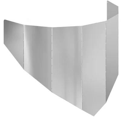 Obrázek produktu pro vidaXL Trávníková obruba 100 x 45 cm, ocel, stříbrná