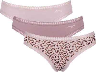 Produktbild von sloggi Damen Minislip Blue GO Crush 3-Pack multiplecolours1 - Größe XL