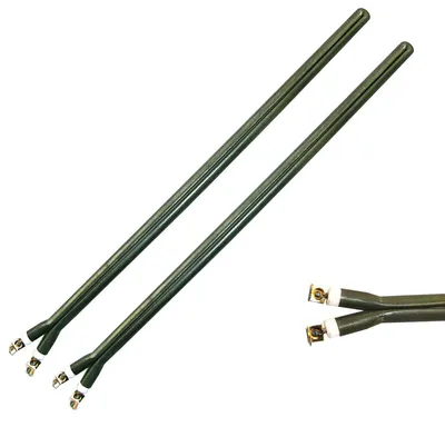 Productafbeelding van Set van 2 elektrische verwarmingselementen, monoblok, lengte 410 mm, vermogen: 1200 W