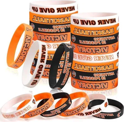 Produktbild von Silikon Basketball Armband 36 Stück Sport
