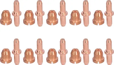 Image de 10 Set Plasma Cutter Consumables Electrode Tip Kit Cutting Torch Nozzle Accessories TC80