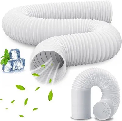 Obrázok produktu pre 150 mm PVC odpadová rúrka – ohybná ventilačná rúrka – hadica do klimatizácie – ventilačná rúrka – predĺženie do klimatizácie – ohybná ventilačná rúrka – odpadová rúrka – klimatizácia – prenosná hadica do klimatizácie – ventilačná rúrka na cirkuláciu vzduchu